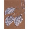 Set de joyas plateada en 